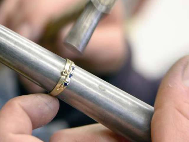 Goudsmit Afbeelding van een goudsmit